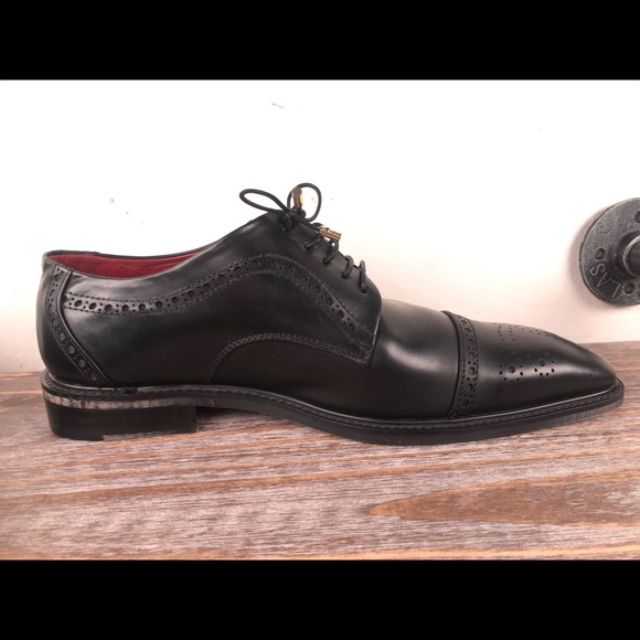 Lethato Brogue Captoe Oxford/Derby Genuin Leather - Picture 3 of 12